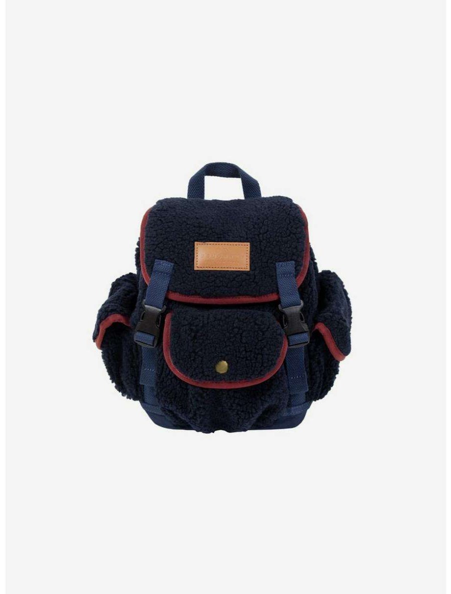 Backpacks * | Boxlunch Doughnut Lighthouse Fluffy Series Navy X Wine Backpack