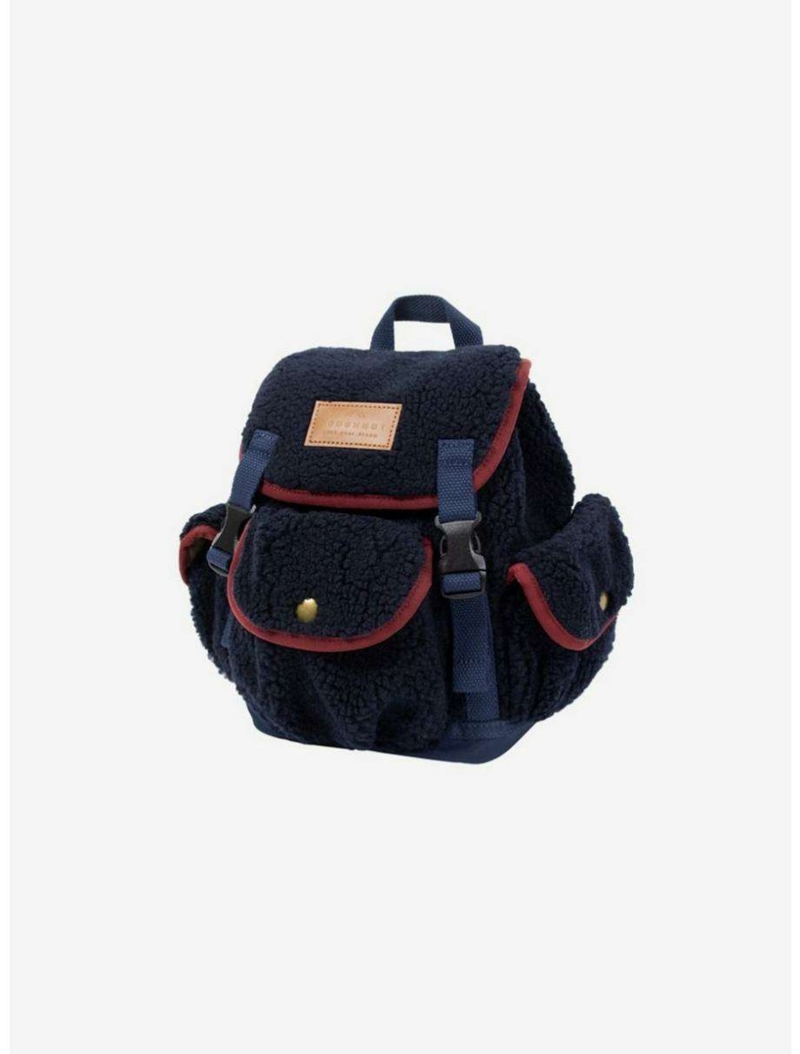 Backpacks * | Boxlunch Doughnut Lighthouse Fluffy Series Navy X Wine Backpack