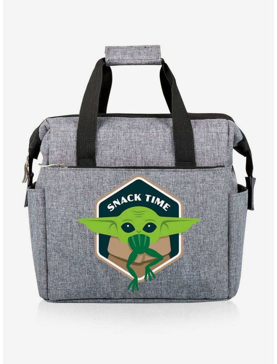 Lunchboxes * | Boxlunch Star Wars The Mandalorian The Child Lunch Cooler Heathered Gray