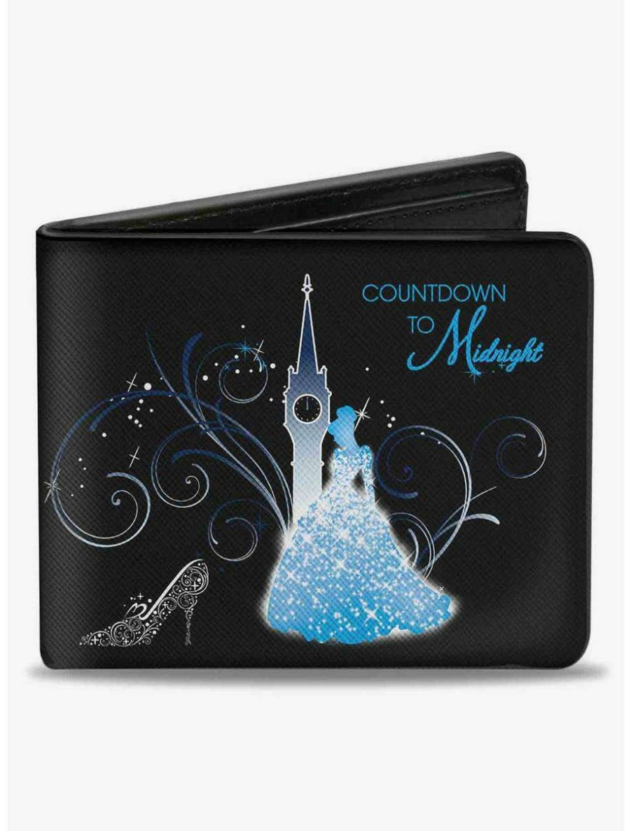 Wallets * | Boxlunch Disney Cinderella Countdown To Midnight Pumpkin Coach Bifold Wallet