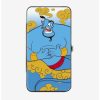 Wallets * | Boxlunch Disney Classic Aladdin Genie Smiling Pose Hinged Wallet